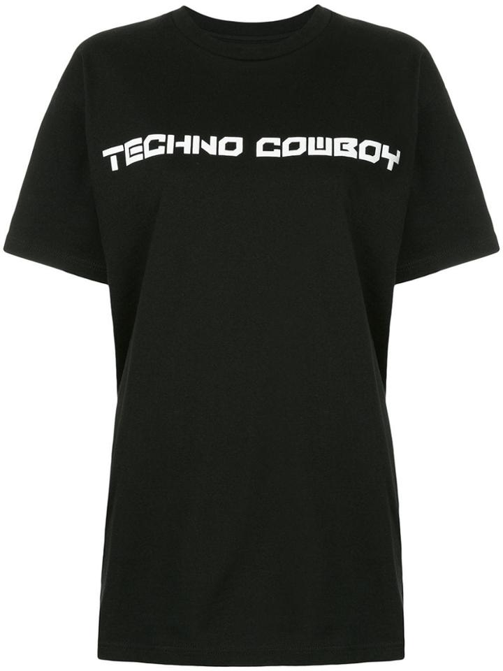 Strateas Carlucci Carbon Techno Cowboy T-shirt - Black