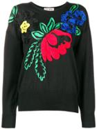 Escada Vintage Applique Jumper - Black