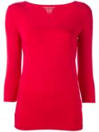 Majestic Filatures Fitted Top - Red
