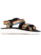 Marc Jacobs Rainbow Sequined Sandals - Black