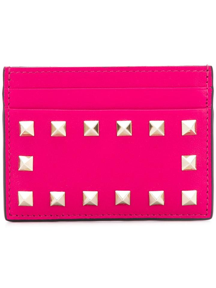 Valentino Valentino Garavani Rockstud Cardholder - Pink