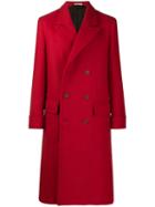 Marni Long Double-breasted Coat - Red