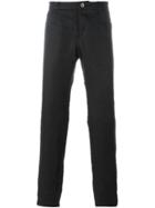 Individual Sentiments Slim Lightweight Trousers - Black