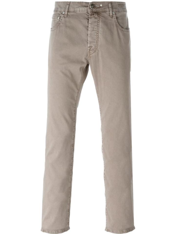 Jacob Cohen Stretch Slim-fit Jeans, Men's, Size: 34, Nude/neutrals, Cotton/spandex/elastane