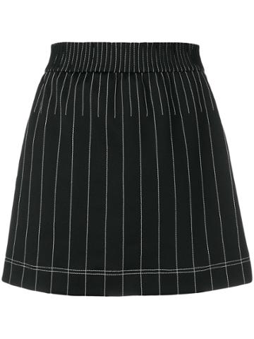 Valentino Techno Jersey Skirt - Black