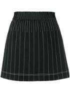 Valentino Techno Jersey Skirt - Black