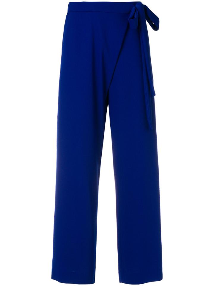 P.a.r.o.s.h. Tie Waist Trousers - Blue