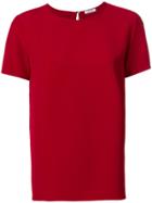 P.a.r.o.s.h. Short-sleeve Shift Blouse - Red