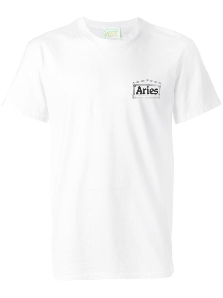 Aries Graphic Printed T-shirt - White