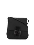 Fendi Pre-owned Zucca Pattern Crossbody Bag - Black