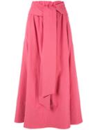 Joseph Flared Skirt, Women's, Size: 36, Pink/purple, Polyamide/polyester