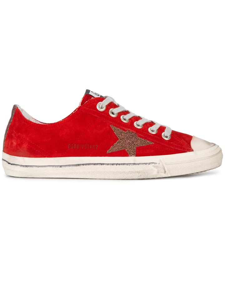 Golden Goose Deluxe Brand V-star 2 Sneakers - Red