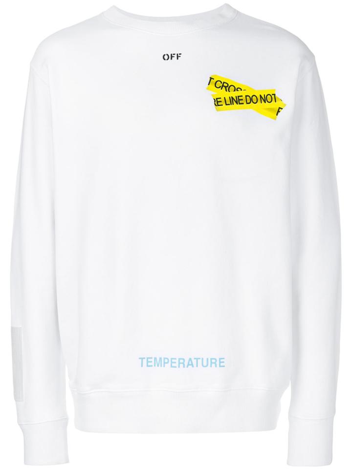 Off-white Fire Tape Sweatshirt