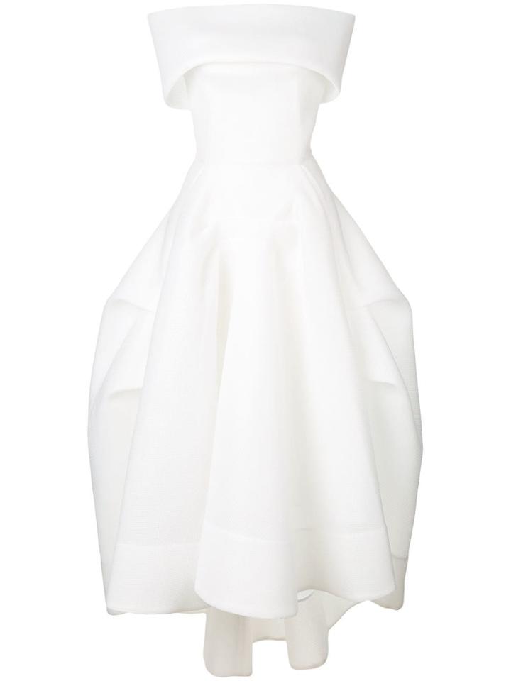 Maticevski Thorax Off-the-shoulder Gown - White