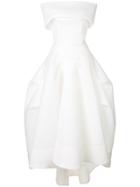 Maticevski Thorax Off-the-shoulder Gown - White