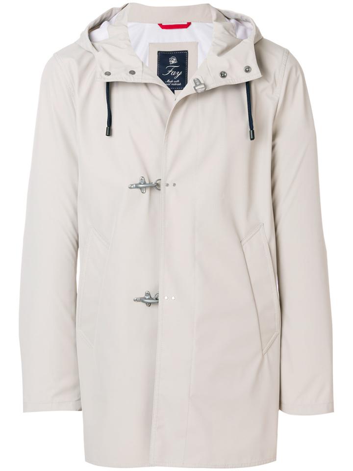 Fay Toggle Raincoat - Nude & Neutrals