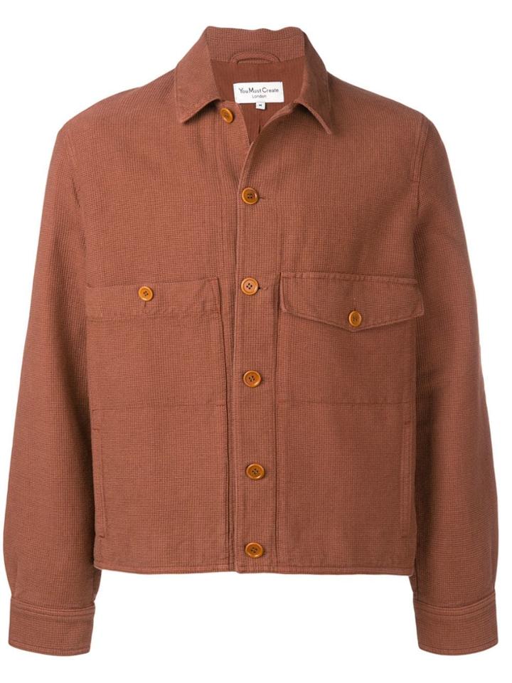 Ymc Relaxed Shirt Jacket - Brown