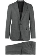 Tagliatore Two Piece Slim-fit Suit - Grey