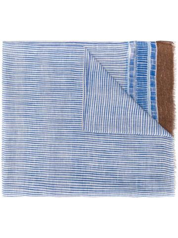 Altea Striped Scarf - Blue