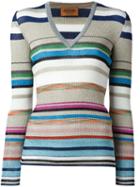 Missoni Striped Jumper, Women's, Size: 44, Rayon/cupro/polyester