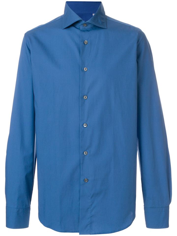 Dell'oglio Classic Button Shirt - Blue