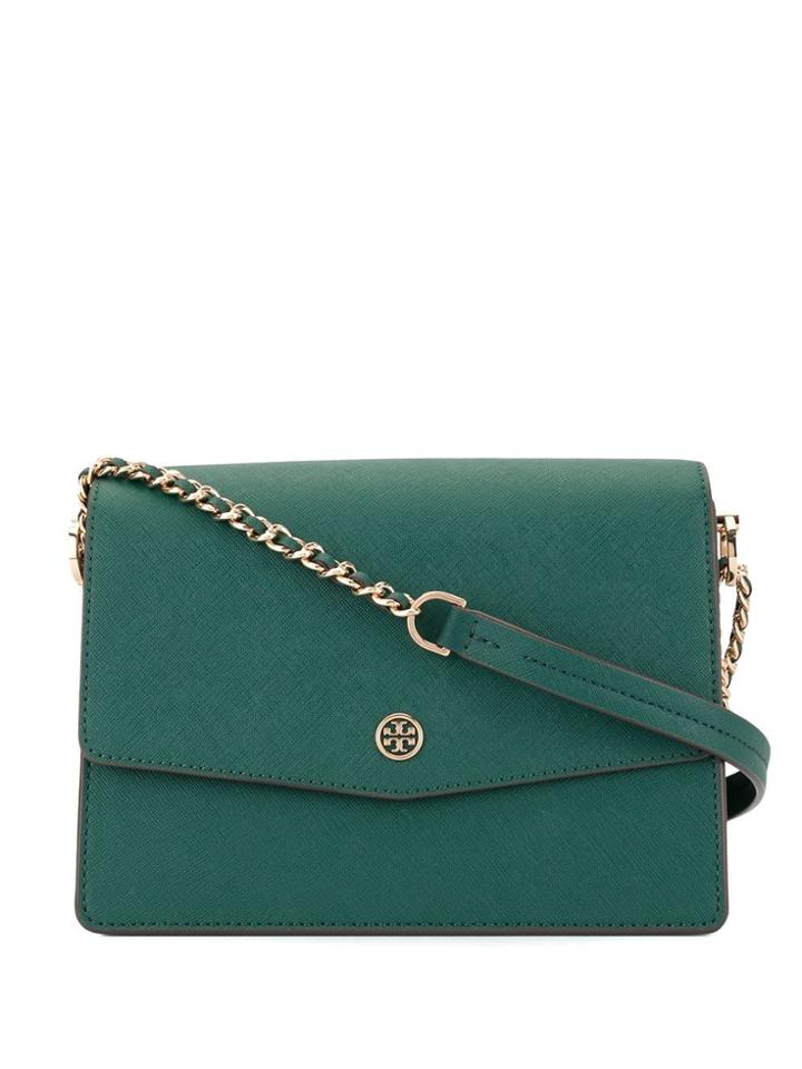 Tory Burch Robinson Convertible Shoulder Bag - Green