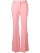 Alexander Mcqueen Flared Trousers - Pink