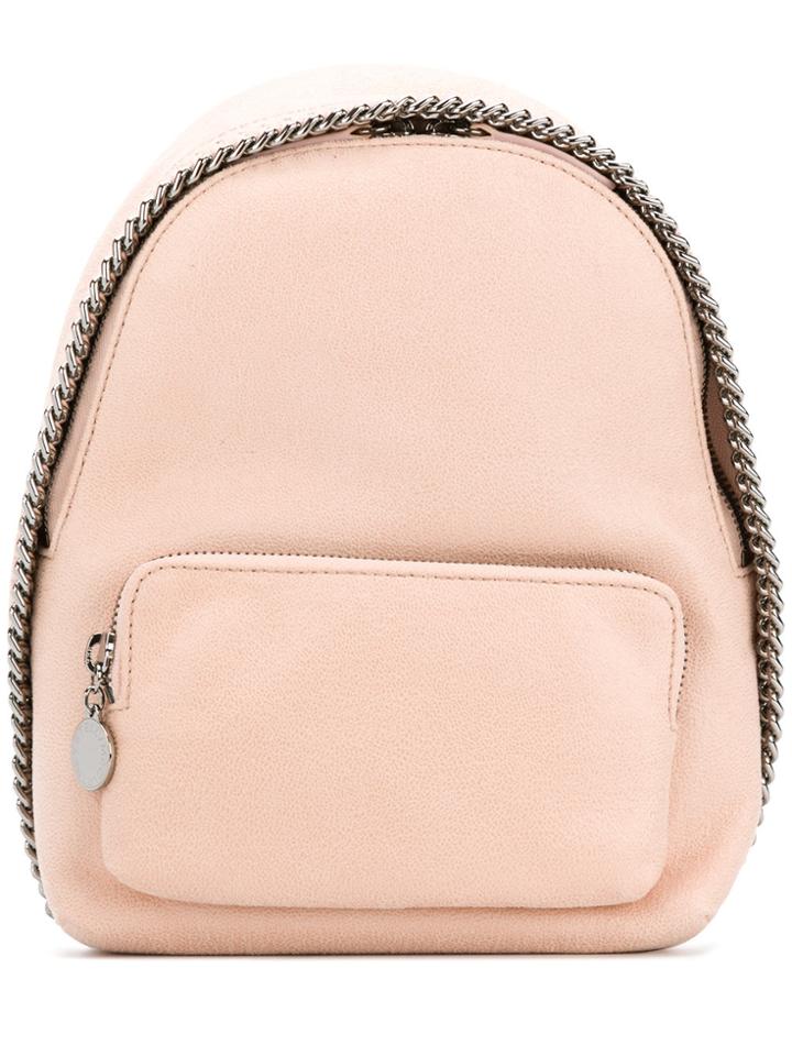Stella Mccartney Shaggy Deer Falabella Mini Backpack - Pink & Purple