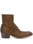 Silvano Sassetti Suede Ankle Boots - Brown