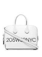 Calvin Klein 205w39nyc Dalton Small Logo Print Tote Bag - White
