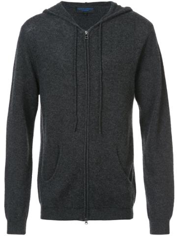 Pya Zip-up Knitted Hooded Sweater - Grey