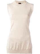 Joseph Wrapped Knit Top, Women's, Size: Medium, Nude/neutrals, Shell/nylon/spandex/elastane
