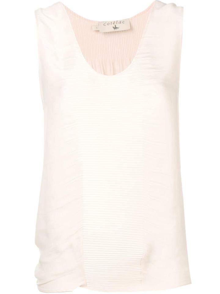 Cotélac Pleated Vest Top - Pink