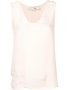 Cotélac Pleated Vest Top - Pink