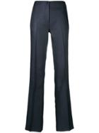 Emilio Pucci Side-striped Flared Trousers - Blue