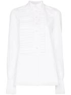 Ronald Van Der Kemp Rvdk Mndrn Clr Ls Shrt Ppln W Asym Bib F - White