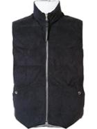 Michael Bastian Zipped Vest, Men's, Size: 48, Blue, Polyester