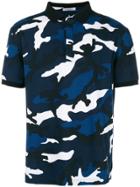 Valentino Camouflage Polo Shirt - Blue