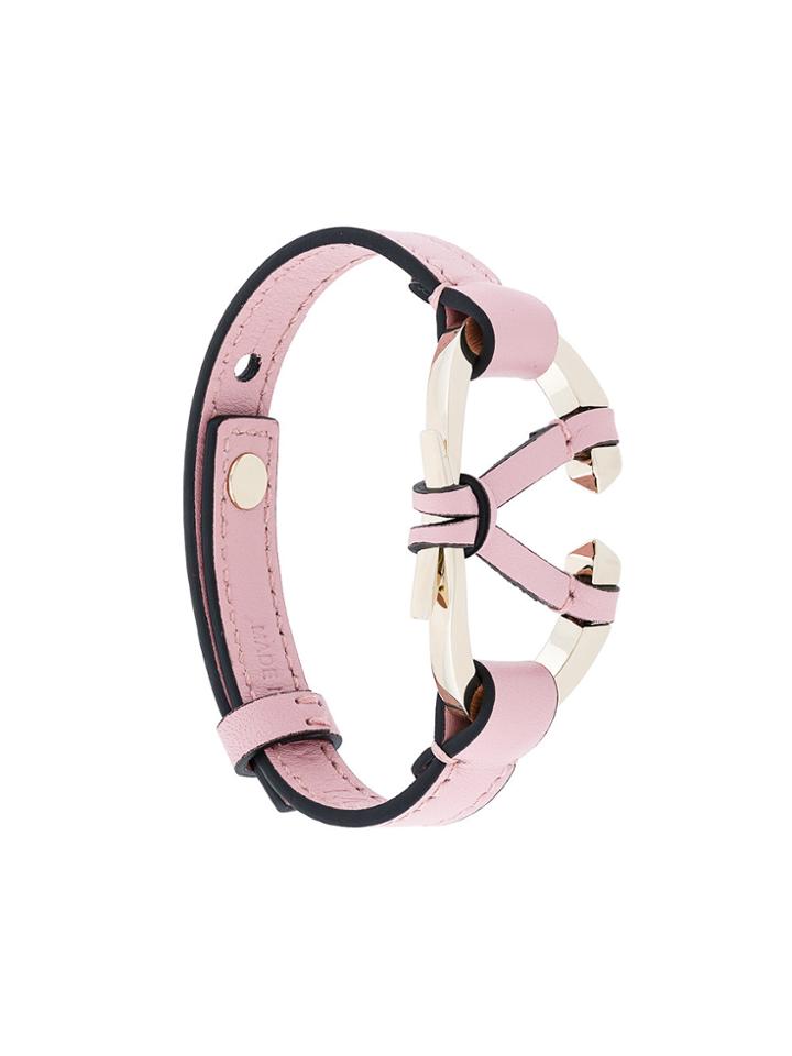 Valentino Valentino Garavani V Bracelet - Pink & Purple