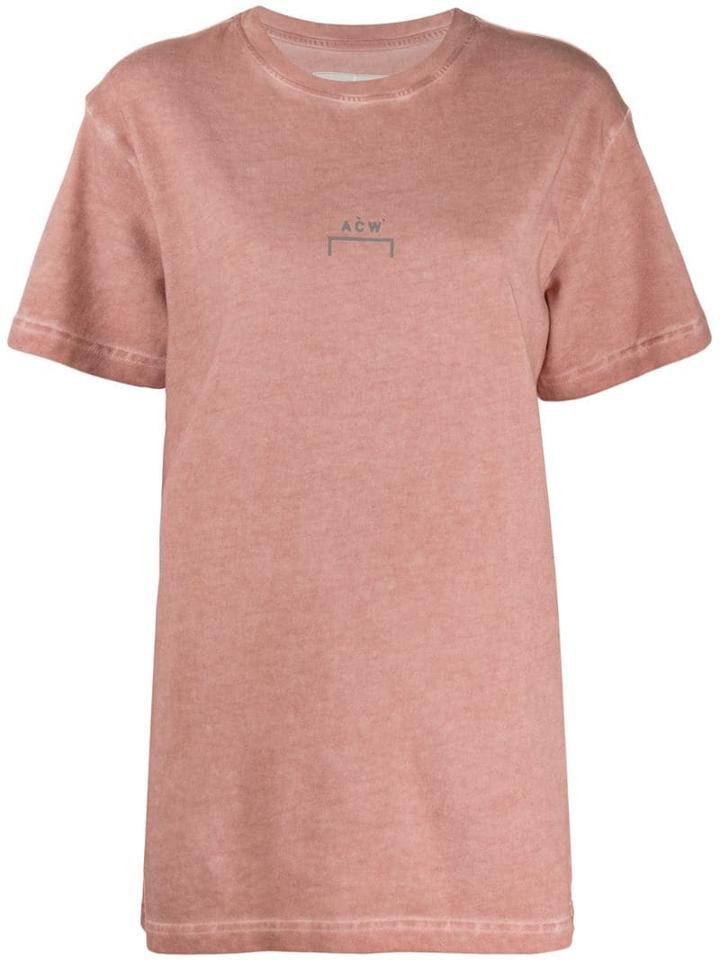 A-cold-wall* Printed Logo T-shirt - Red