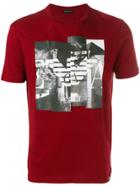 Emporio Armani Photographic-print T-shirt - Red