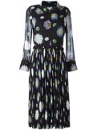 Kenzo 'dandelion' Dress, Women's, Size: 36, Black, Polyester