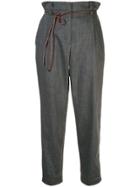 Brunello Cucinelli Tailored Cropped Trousers - Grey