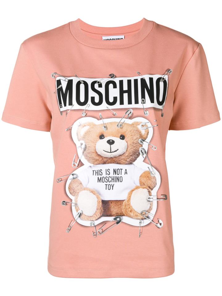 Moschino Toy Bear T-shirt - Pink & Purple