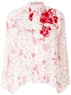 Ermanno Scervino Floral Print Blouse - White