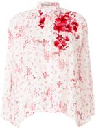 Ermanno Scervino Floral Print Blouse - White