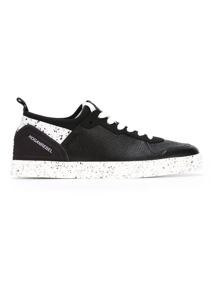 Hogan Rebel Paint Splatter Print Sneakers