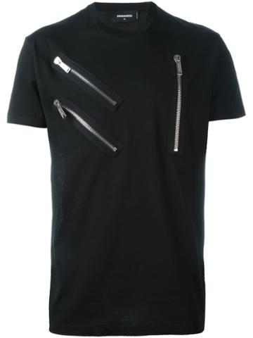 Dsquared2 'never Mind The Bulldogs' Zip T-shirt
