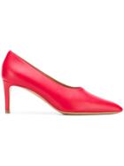 Mansur Gavriel Pointed Heel Pumps - Red