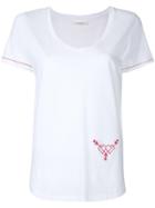 Chinti & Parker Twin Heart T-shirt - White